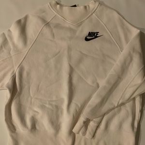 White Nike sweatshirt